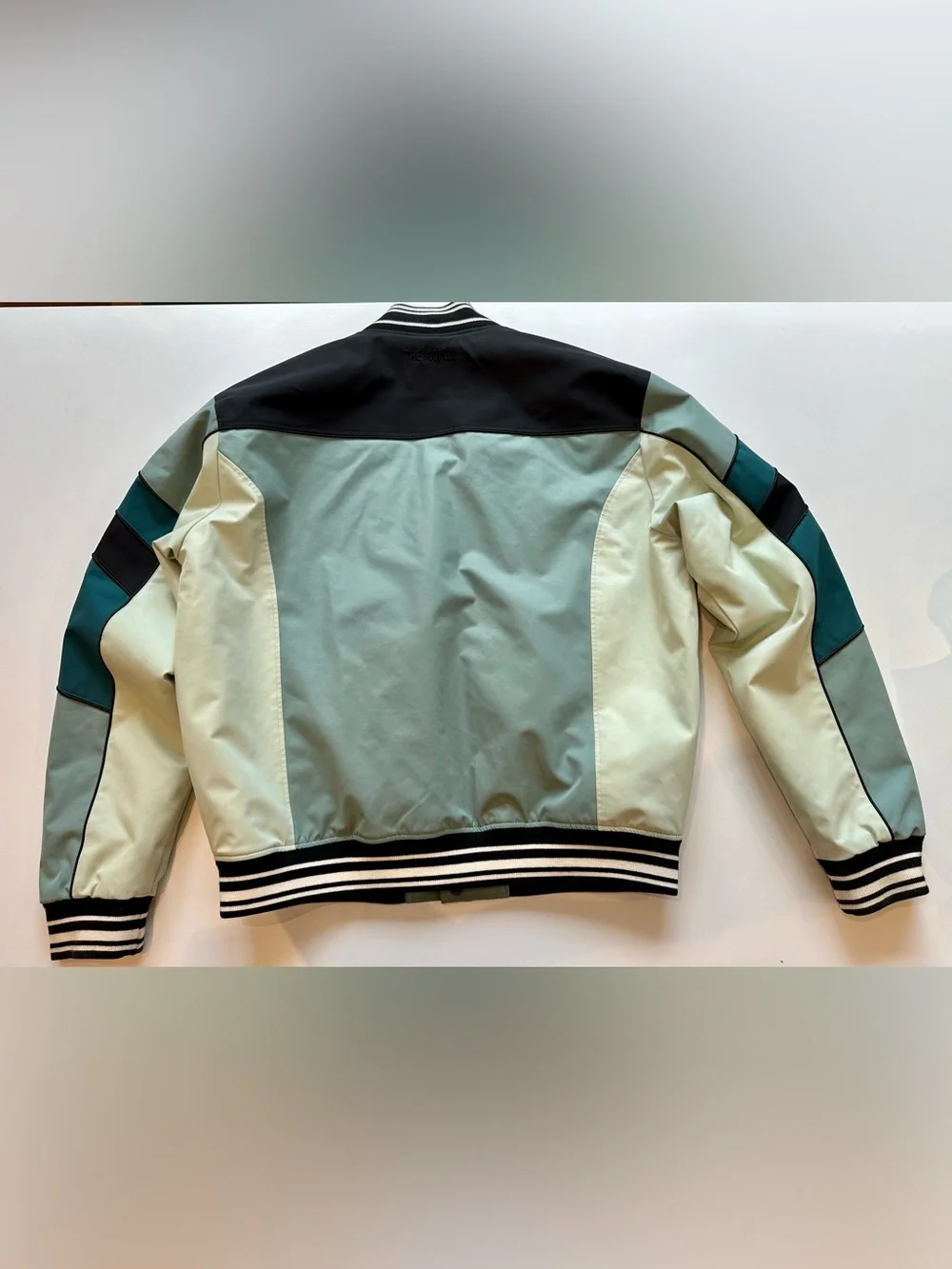 The Kooples Color Block Quilted Bomber Jacket Size L